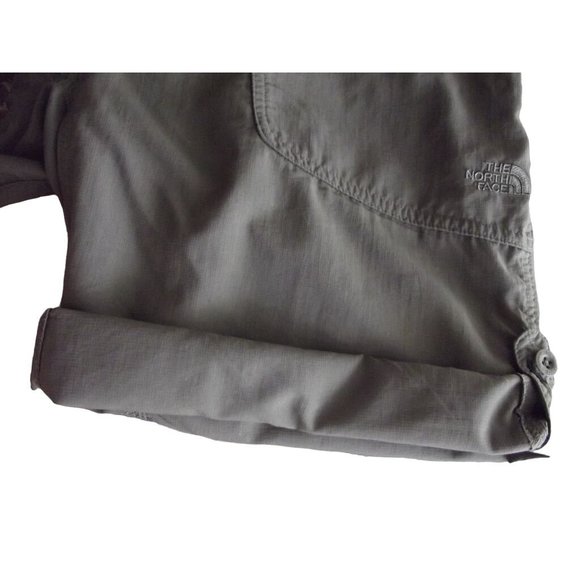 The North Face Shorts Womens 12 x 10" Green Paramount Ripstop Nylon khaki - Picture 9 of 11